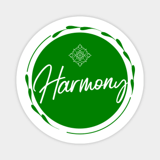 Harmony, high vibration word Magnet